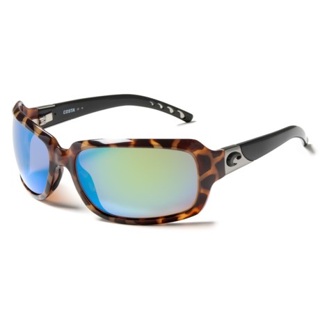 Costa Isabela Sunglasses - Polarized, Mirrored 400G Glass Lenses (For Women)
