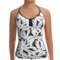 JAG Criss-Cross Ruched Tankini Top (For Women)