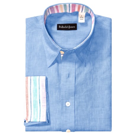 Bullock & Jones Linen Solid Shirt - Long Sleeve (For Men)