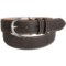 Bullock & Jones Grained Leather Belt (For Men)
