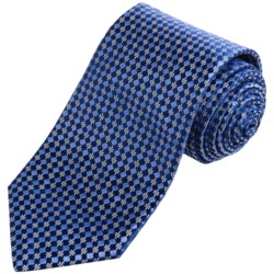 Ike Behar Mini Geometric Motif Tie - Silk (For Men)
