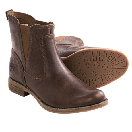 Timberland Earthkeepers Savin Hill Chelsea Boots - Ankle Pull Loop, Recycled Materials (For Women)