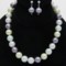 JOIA De Majorca Joia De Majorca Multi-Colored Organic Pearl Necklace and Earrings - 14mm, 18"