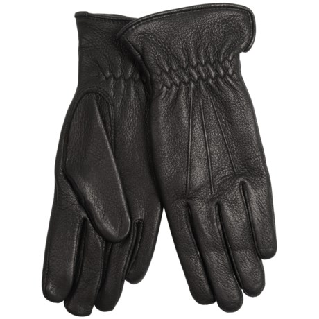 Cire by Grandoe Chippewa Gloves - Deerskin Leather, Fleece Lining (For Women)
