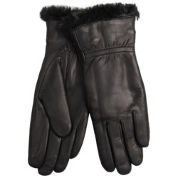 Cire by Grandoe Glory Gloves - Faux Shearling Cuff, Pile Lining (For Women)