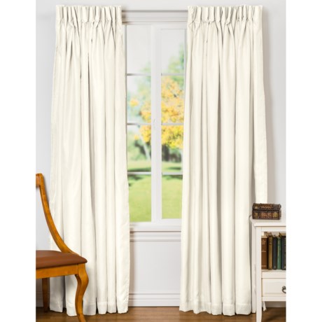 Commonwealth Home Fashions Rhapsody Lined Curtains - 72x84”, Pinch Pleat
