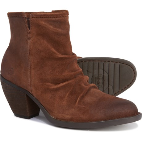 Born Aire Slouch Ankle Boots - Suede (For Women)
