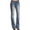 Rock & Roll Cowgirl Rhinestone Heavy Stitch Jeans - Bootcut, Mid Rise (For Women)