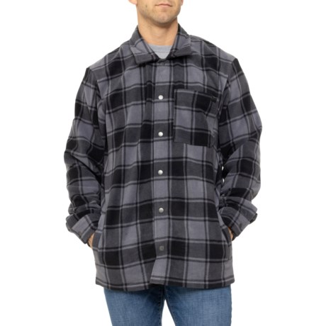 Timberland Pro Gritman Plaid Fleece Shirt Jacket - Snap Front