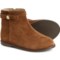 JANIE & JACK Little Girls Zip Ankle Booties - Suede