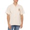 Matix Lightweight Twill Embroidered Palm Floral Shirt - Short Sleeve