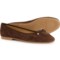 ITALIAN SHOEMAKERS LEATHER COLLECTION Made in Italy Delphine Ballet Flats - Suede (For Women)