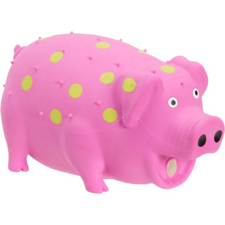 MultiPet Goblet Pig Latex Dog Toy - Medium, 9”