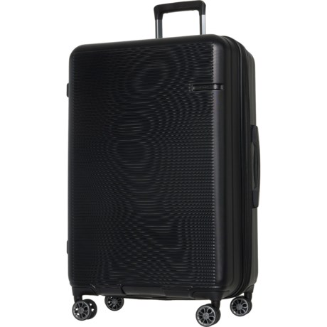 Brookstone 29” Nelson Spinner Suitcase - Hardside, Expandable, Plum