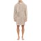 LONDON FOG COLLECTION Cozy Chevron Snuggle Pullover Hoodie - Long Sleeve