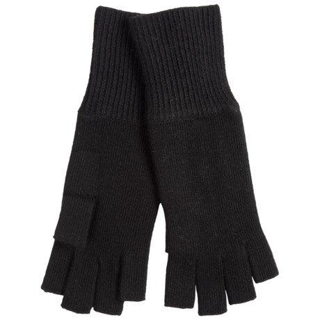 Portolano Cashmere Fingerless Gloves (For Men)