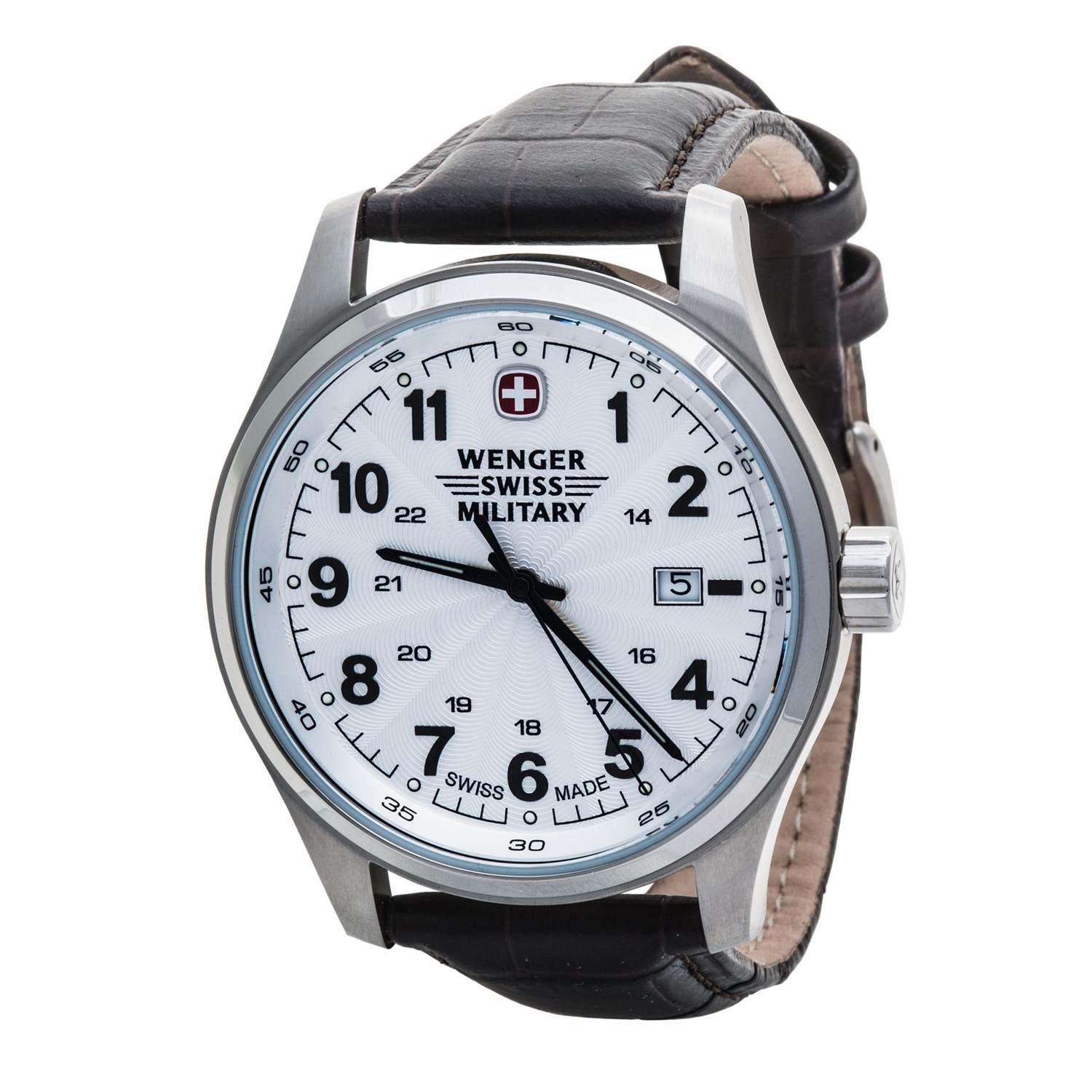 Wenger Swiss Military Terragraph Watch (For Men) 8015R - Save 67%