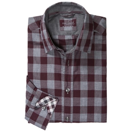Van Laack Rott Shirt - Tailor Fit, Long Sleeve (For Men)