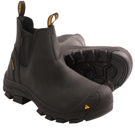 Keen Portland PR Slip-On Work Boots (For Men) 8060D - Save 47%