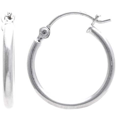 Chapal Sterling Silver Hoop Earrings