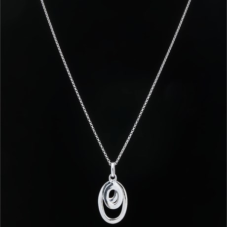 Chapal Triple Loop Necklace - Sterling Silver