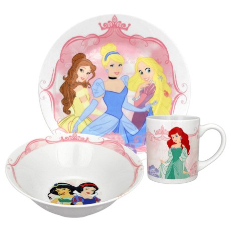 Disney Group Princess Porcelain Dinnerware Set - 3-Piece