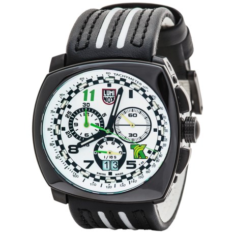 Luminox Tony Kanaan Series 1146 Chronograph Watch - Leather Strap (For Men)