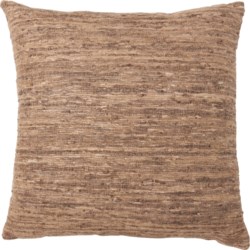 Sarita Handa Hand-Woven Silk Throw Pillow - 20x20”