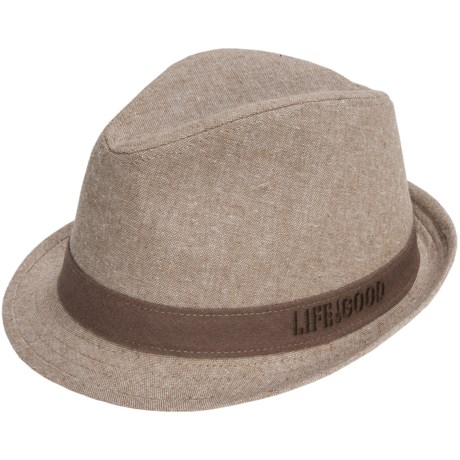 Life is Good® Life is good® Fedora Hat - Linen (For Men)