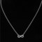 Millennium Creations Diamond Infinity Pendant Necklace - Sterling Silver