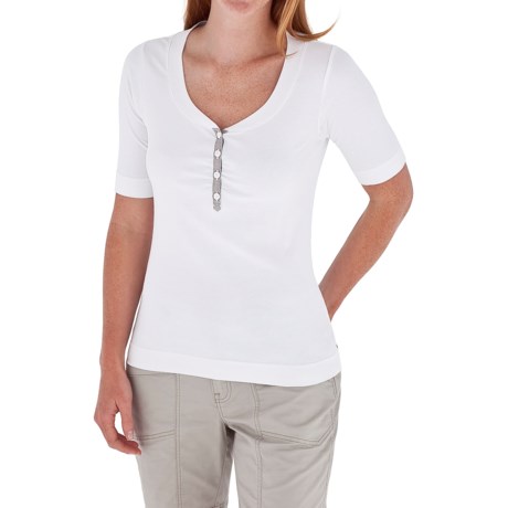 Royal Robbins Endeavor Henley Shirt - UPF 30, Stretch Cotton, Elbow Sleeve (For Women)