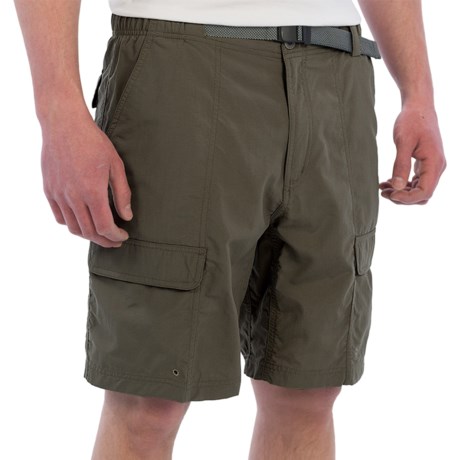 White Sierra Safari II Shorts (For Men)