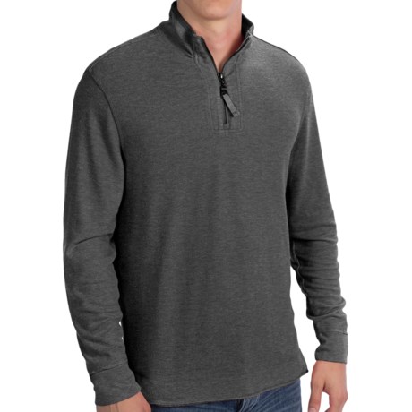 True Grit Vintage Fleece Sweater - Zip Neck (For Men)