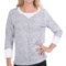 Specially made Print Jersey Loungewear Shirt - Cotton-Modal, 3/4 Sleeve (For Women)