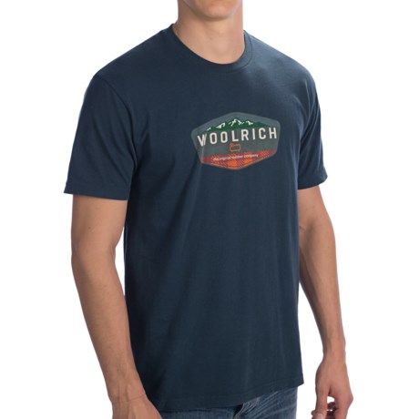 Woolrich Mountain Patch T-Shirt - UPF 15, Short Sleeve (For Men)