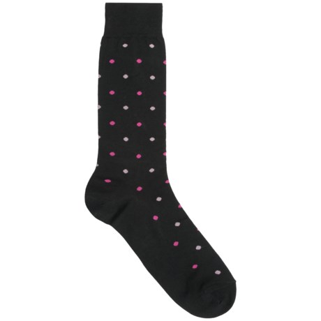 Pantherella Small Dots Dress Socks - Mid-Calf (For Men)