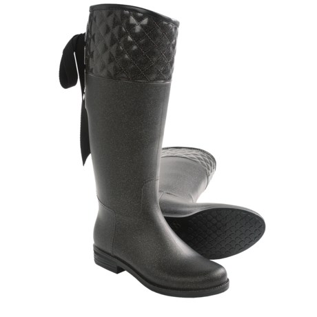 Dav Victoria Quilted Rain Boots (For Women)