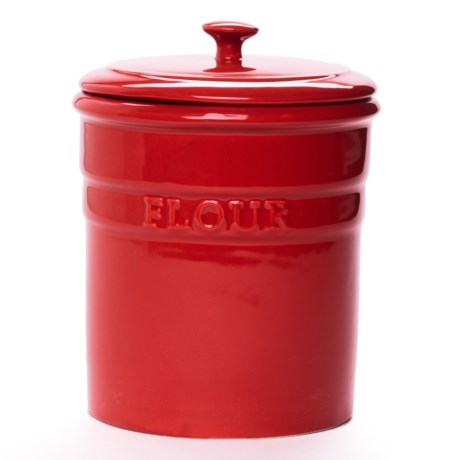 Tag Red Flour Canister - Large