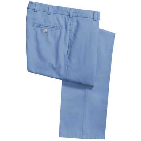 Patrick James Reserve Raleigh Twill Pants - Washed Pima Cotton (For Men)