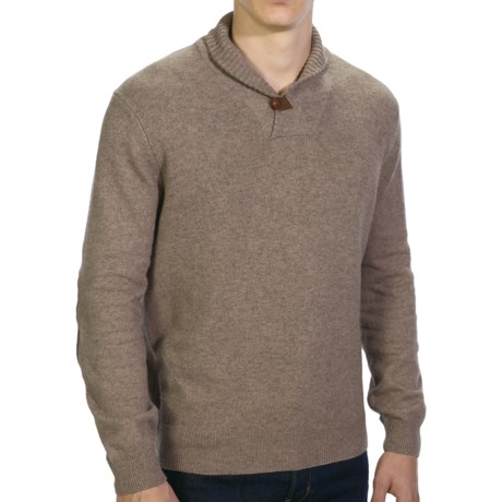 Viyella Shawl Collar Sweater (For Men)