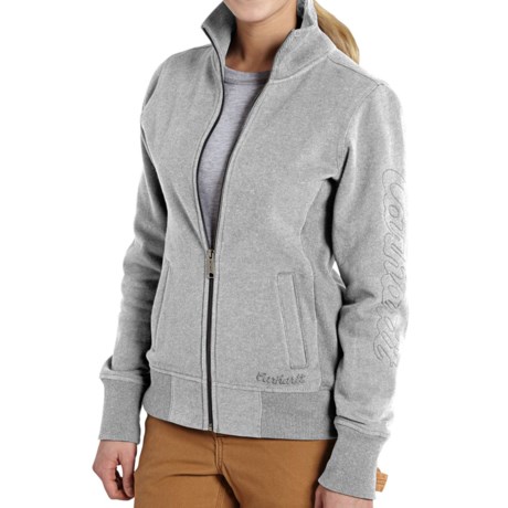Carhartt Dunlow Sweatshirt - Full Zip (For Women)