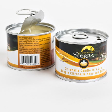 Sierra Citronella Candle-in-a-Can - 2-Pack