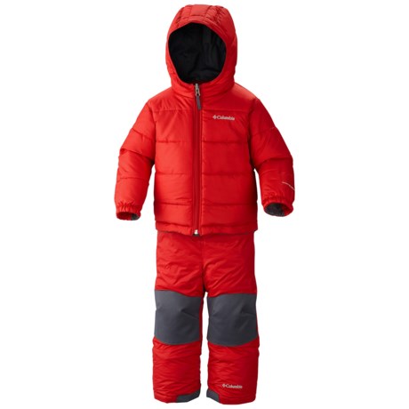 Columbia Sportswear Double Flake Jacket and Bib Overall Set - Reversible (For Little Kids)