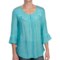 Scully Embroidered Tunic Shirt - 3/4 Sleeve (For Women)
