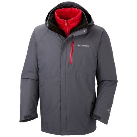 Columbia Sportswear Powderkeg Interchange Down Jacket - 650 Fill Power, Waterproof, 3-in-1, Omni-Heat® (For Big and Tall Men)