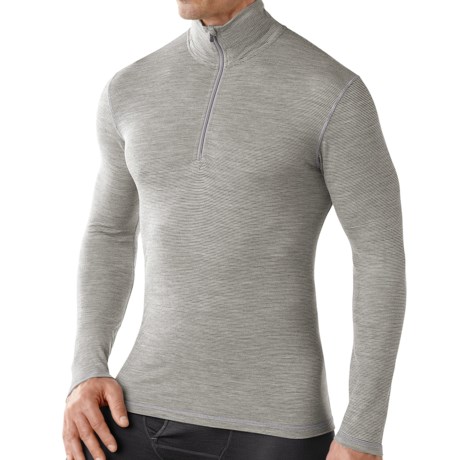 SmartWool NTS 150 Microweight Shirt - Merino Wool, Zip Neck, Long Sleeve (For Men)