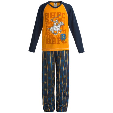 Beverly Hills Polo Club Thermal Pajamas - Long Sleeve (For Boys)