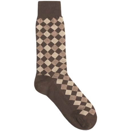 Punto Blanco Punto Small Diamond Socks - Mid-Calf (For Men)