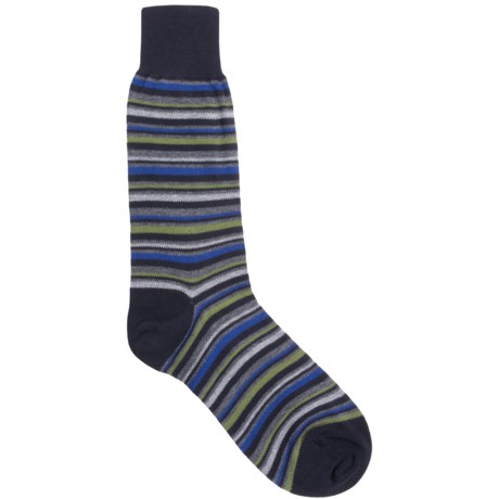 Punto Blanco Punto Medium Multi-Stripe Socks - Mid Calf (For Men)