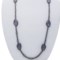 Specially made Hematite Crystal Chain Necklace